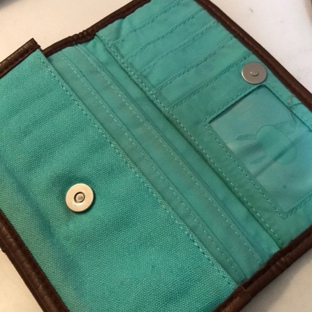 Teal Wrist Wallet - Picture 4 of 4